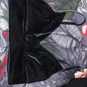 NEW 🌳 green velvet Victoria secret bralette